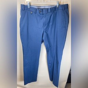 HILTL The Ultimate‎ Trouser Casual Pants Cotton Men's Blue Size US 36x30